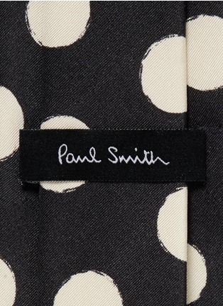 Detail View - Click To Enlarge - PAUL SMITH - Polka dot print silk tie