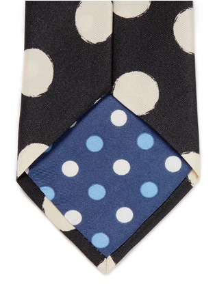 Detail View - Click To Enlarge - PAUL SMITH - Polka dot print silk tie