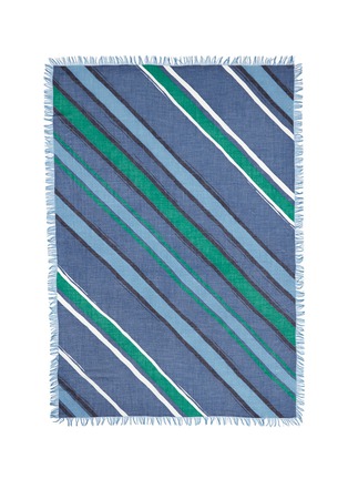 Main View - Click To Enlarge - CHLOÉ - Diagonal stripe cashmere-silk scarf