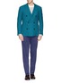 Figure View - Click To Enlarge - CANALI - Wool-silk-linen blazer