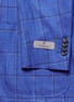 Detail View - Click To Enlarge - CANALI - Check wool-silk blazer