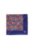 Main View - Click To Enlarge - CANALI - Floral vine silk satin pocket square
