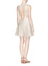 Figure View - Click To Enlarge - ALICE & OLIVIA - 'Natalia' cutout back lace dress