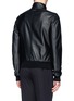 Back View - Click To Enlarge - - - Leather racer jacket