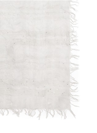 Detail View - Click To Enlarge - FALIERO SARTI - 'Guenda' sequin stripe modal-silk scarf