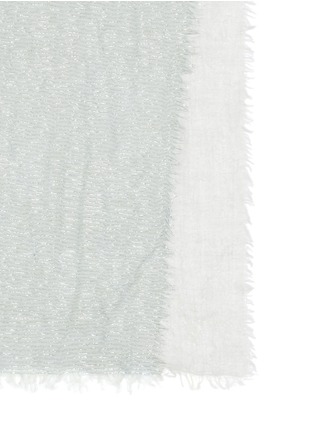 Detail View - Click To Enlarge - FALIERO SARTI - 'Lucio' metallic silk-cashmere scarf