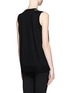 Back View - Click To Enlarge - ALEXANDER WANG - Contrast mesh stripe milano knit sleeveless top
