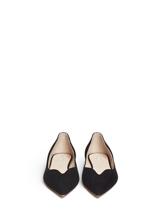 Figure View - Click To Enlarge - GIORGIO ARMANI BEAUTY - V-throat suede flats