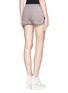 Back View - Click To Enlarge - T BY ALEXANDER WANG - French terry cotton shorts