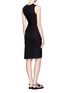 Back View - Click To Enlarge - ALEXANDER WANG - Ruched flared dress