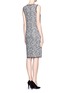 Back View - Click To Enlarge - ST. JOHN - Tweed knit sleeveless dress