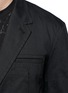 Detail View - Click To Enlarge - HELMUT LANG - Ramie-blend twill blazer