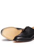 Detail View - Click To Enlarge - THOM BROWNE  - Pebble leather brogue Derbies