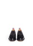 Figure View - Click To Enlarge - THOM BROWNE  - Pebble leather brogue Derbies