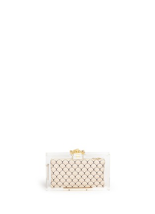 Back View - Click To Enlarge - CHARLOTTE OLYMPIA - Pandora shell print clutch 