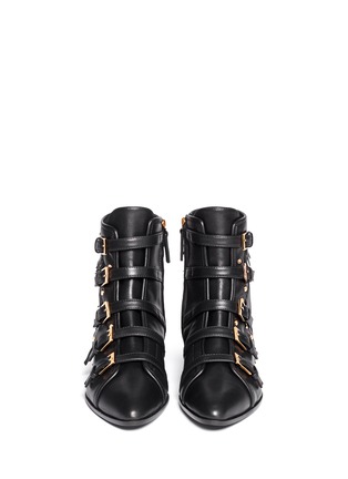 Figure View - Click To Enlarge - 73426 - 'Guns' fringe stud leather boots