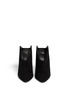 Figure View - Click To Enlarge - 73426 - U-throat suede mules