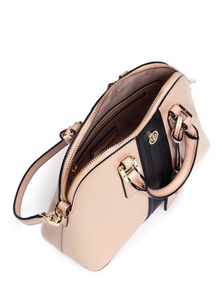 Detail View - Click To Enlarge - TORY BURCH - 'Robinson' saffiano leather dome bag