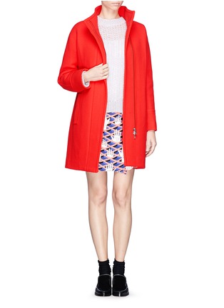 Figure View - Click To Enlarge - J.CREW - 'Stadium-cloth' wool blend cocoon coat