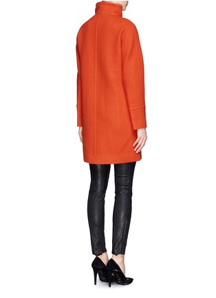 Back View - Click To Enlarge - J.CREW - Stadium-cloth cocoon coat
