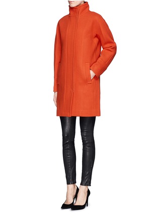 Front View - Click To Enlarge - J.CREW - Stadium-cloth cocoon coat