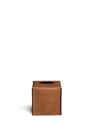 Main View - Click To Enlarge - PINETTI - Liverpool square leather tissue box