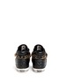 Back View - Click To Enlarge - ASH - 'Velvet' detachable chain high top sneakers