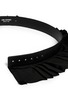 Detail View - Click To Enlarge - NEIL BARRETT - 'Buckless' leather pleat belt