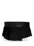 Main View - Click To Enlarge - NEIL BARRETT - 'Buckless' leather pleat belt