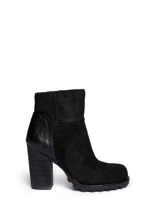 Main View - Click To Enlarge - SAM EDELMAN - 'Franklin' brushed suede ankle boots