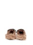 Back View - Click To Enlarge - GUCCI - 'Princetown' embellished bow lamb fur leather slide loafers
