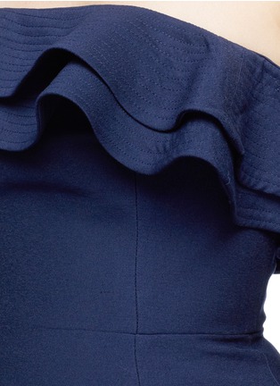 Detail View - Click To Enlarge - C/MEO COLLECTIVE - 'First Impression' ruffle off-shoulder dress