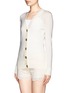 Front View - Click To Enlarge - TORY BURCH - 'Simone' merino wool cardigan