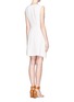 Back View - Click To Enlarge - TORY BURCH - Merida antique floral guipure sleeveless V-neck dress