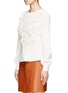 Front View - Click To Enlarge - TORY BURCH - Isabel guipure lace long-sleeve top