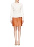 Figure View - Click To Enlarge - TORY BURCH - Isabel guipure lace long-sleeve top