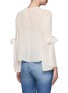Back View - Click To Enlarge - TOPSHOP - Tie flute sleeve chiffon top