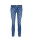 Main View - Click To Enlarge - CURRENT/ELLIOTT - 'The Stiletto' flocked polka dot jeans