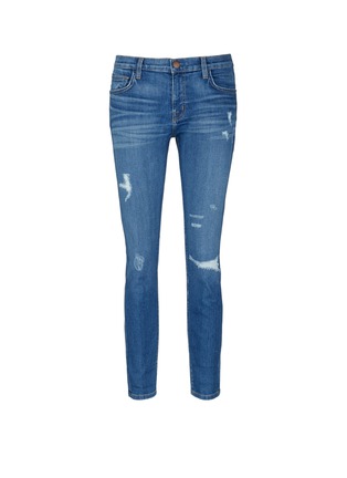 Main View - Click To Enlarge - CURRENT/ELLIOTT - 'The Fling' relaxed fit distressed jeans