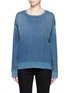 Main View - Click To Enlarge - CURRENT/ELLIOTT - 'The Ivy League' cotton denim sweatshirt
