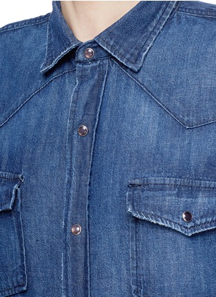 Detail View - Click To Enlarge - CURRENT/ELLIOTT - 'The Western' denim shirt