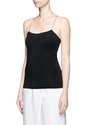 Front View - Click To Enlarge - T BY ALEXANDER WANG - Cutout back modal jersey cami top