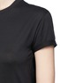 Detail View - Click To Enlarge - T BY ALEXANDER WANG - Logo embroidered cotton T-shirt