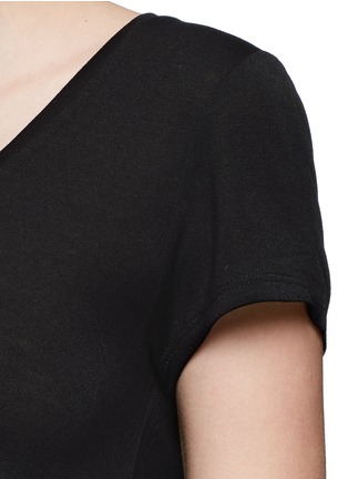 Detail View - Click To Enlarge - T BY ALEXANDER WANG - Scoop neck T-shirt