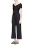 Figure View - Click To Enlarge - T BY ALEXANDER WANG - Crossover front jersey top