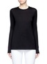 Main View - Click To Enlarge - T BY ALEXANDER WANG - Logo embroidered long sleeve cotton T-shirt