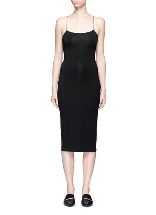 Main View - Click To Enlarge - T BY ALEXANDER WANG - Cutout back modal jersey cami dress