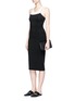 Figure View - Click To Enlarge - T BY ALEXANDER WANG - Cutout back modal jersey cami dress