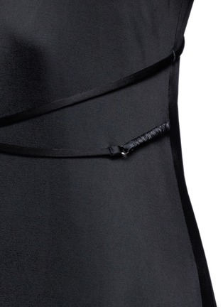 Detail View - Click To Enlarge - T BY ALEXANDER WANG - Crossover strap jersey maxi dress