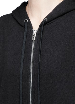 Detail View - Click To Enlarge - T BY ALEXANDER WANG - Double layer zip hoodie